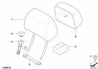52109149537-Headrest leather