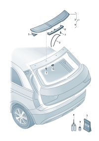 8V4898940A-Seal foam tape set