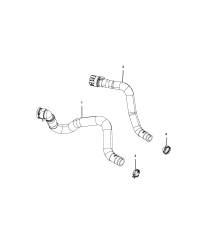 53458852-HOSE HEATER CORE SUPPLY AND RETURN