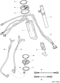 3W8919087-FUEL PUMP- AUDI A8 RH SIDE