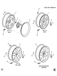 92230892-Wheel (polished) (20X8) (code AACD)