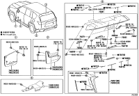 7608560904B4-SPOILER SUB-ASSY, REAR