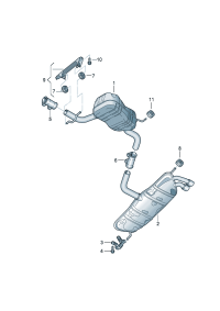 1K0253209CC-Muffler f