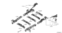 755211JA0A-Extension-rear member, lh