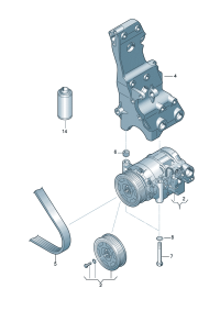 8E0260805BJ-Compressor, a/c D  -31.07.2006