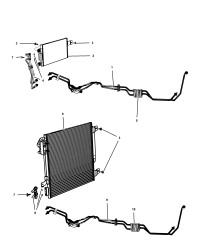 68143893AA-LINE OIL COOLER PRESSURE AND RETURN JUMPER