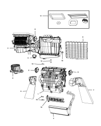 68089119AA-(F)(S)MOTOR BLOWER WITH WHEEL