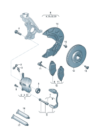 5G0615123-Housing assy-caliper