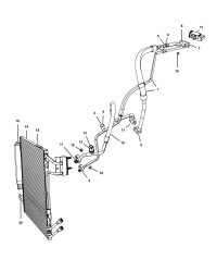 68087179AC-Pipe a/c suction & liquid