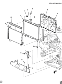 22786865-Radiator, (incl 2-4) (AC-DELCO #21788)