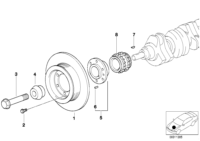 11231438995-BELT PULLEY,CRANKSHAFT-1(F20)