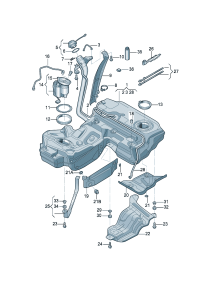 4GD201060C-Strap For lead free fuel Connector Tank, fuel