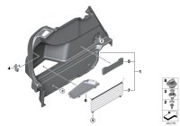 51477374995-Garnish, trunk side, lh
