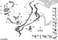 64216821649-RADIATOR HOSE BMW G11,G30,G32