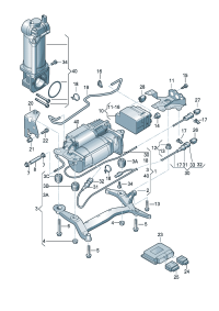4L0698007C-COMPRESSOR,AIR-AUDI Q7 (4L)
