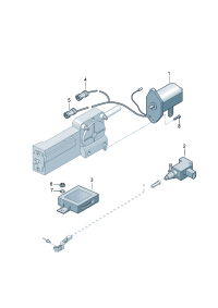 33D959245-Switch off cable control motor