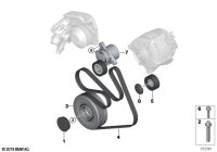 11237619245-BELT PULLEY,CRANKSHAFT-1(F20)