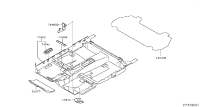 749779W100-Pad assy-floor, lh