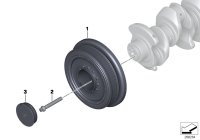 11238511321-BELT PULLEY,CRANKSHAFT-1(F20)