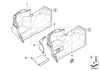 51486960411-Garnish, trunk side, lh