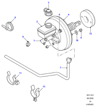 LR016776-Hose, vacuum-brake