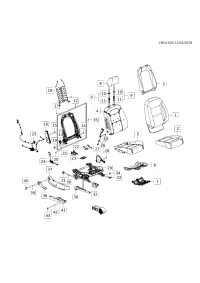 84423413-Buckle, front seat belt (short -215) (including 44)