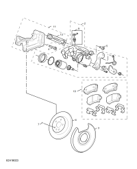 10668506-Pad assy-rr brake