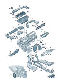 8Y1858431-Middleware, for air Housing-distributor