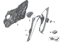 51338494809-WINDOW LIFTERW/OMOTOR FRTLH X5