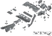 51487394167-Insulator wheelhouse rear lh
