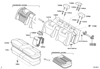 7370533020-Bracket sub-assy, child bound seat anchor, rh