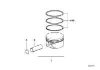 11251437036-Piston, Mahle