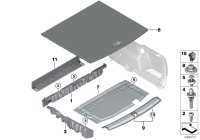 51477433225-Support, luggage deck, rh/lh