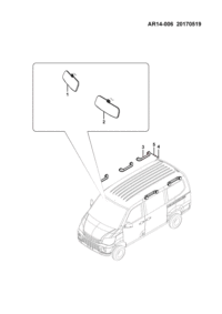 23521744-VISOR ASSY, RH
