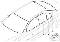 51318172406-Moulding, windshield green