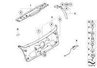 51497060635-Garnish assy-trunk lid upr
