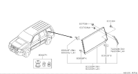 76802VB000-GRILLE-AIR OUTLET,RH