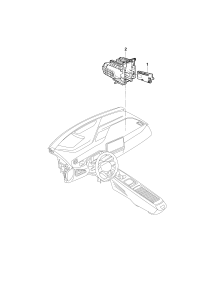 1ED907727J-Cont unit, air cond