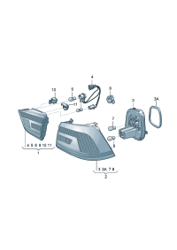 6RM945258A-Holder assy-lamp