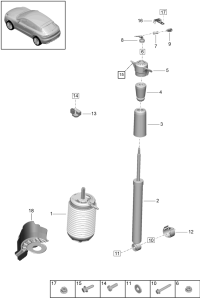95B512131F-Bumper kit Air spring No longer use parts here