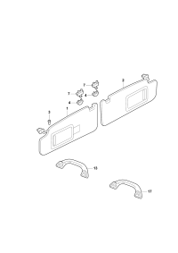 6VD857551LU4-Sunvisor