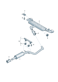 1K0253141AF-Clips, double Pay attention to the repair manual