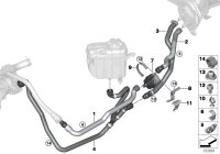 64219307240-Hose, engine water inlet to water pump