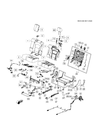 84340171-Bezel assy-rr s/belt op