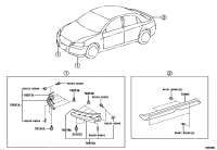 768520P010A0-COVER, FRONT SPOILER, LH