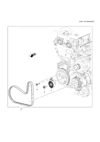 12689274-Tensioner assy-t/belt