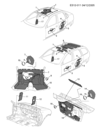 5476333-Silencer, rear door