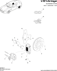 6G332D009AB-Pad Wear Lead, Rear