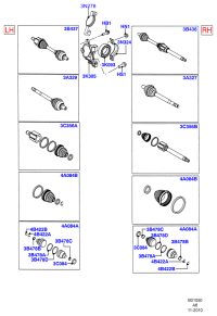 6G913B436CB-Rh/spindle-fr axle