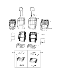 6AA84STTAB-HEADREST FRONT